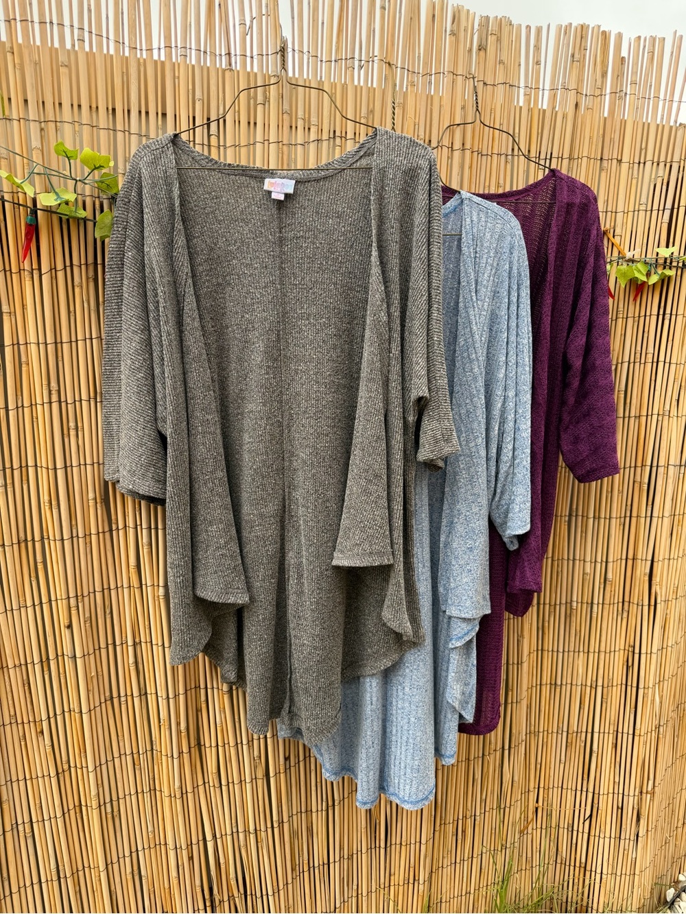Three LulaRoe Kimonos Size S/M Like New